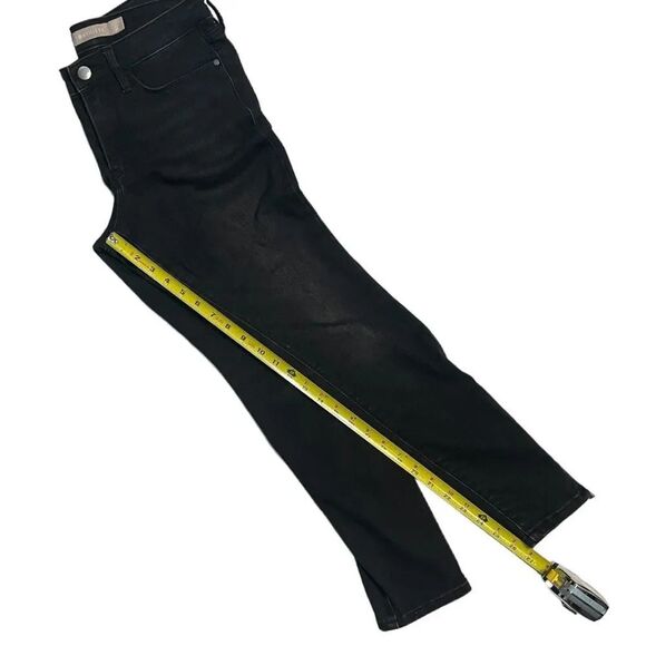 Athleta Sculptek Ultra Skinny Jeans, Size 4P. Grey Carbon Wash, near black. Zip - Picture 13 of 16